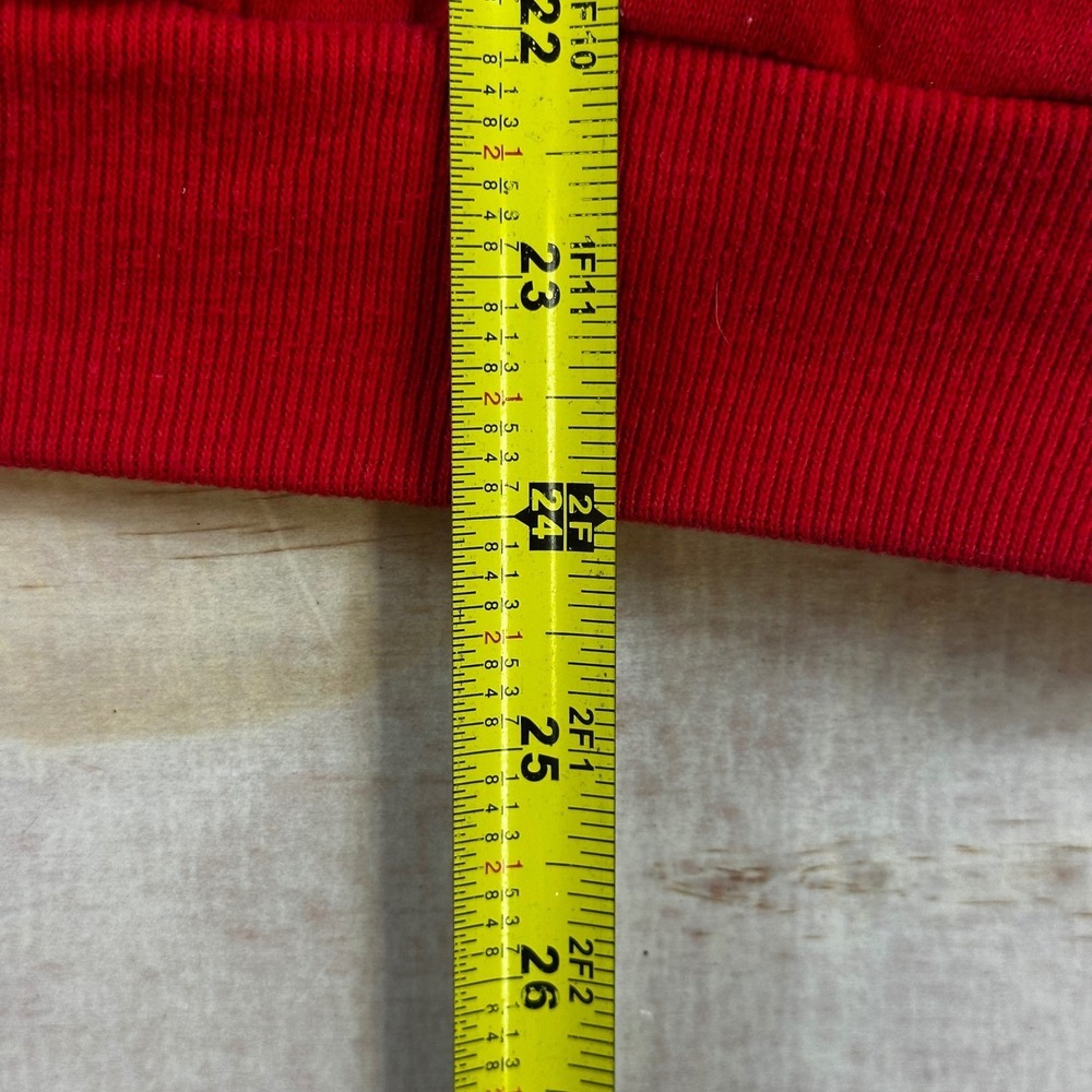 Vintage Dickies Red Crewneck Sweatshirt Mens Medium Made in USA Raglan Solid - Picture 5 of 5